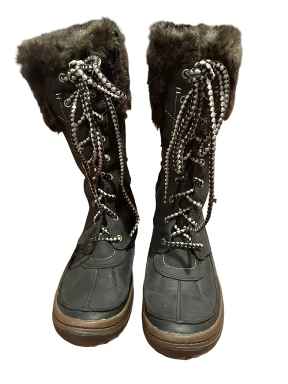 Womens 7 Merrell Winter Boots Decora Prelude Tall Shoes Snow Insulated Black Zip